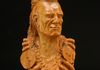 Cheveyo was a trapper from the Pottawatomi tribe. He fiercely protected the trapping grounds from the ever present white man. 19" high.