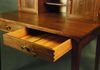 Detail of Walnut Desk w/ Heart Pine Drawers