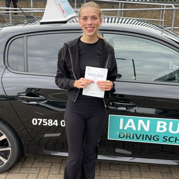 Ian helped me lots after a tough start to driving and built my confidence so much. I passed my first