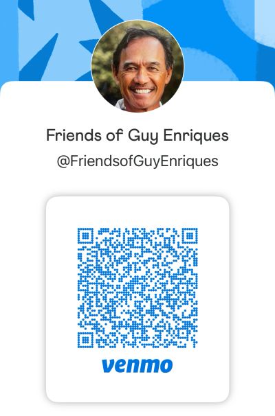 Venmo payment QR code for Friends of Guy Enriques.