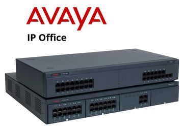 Avaya IP Office network devices stacked.