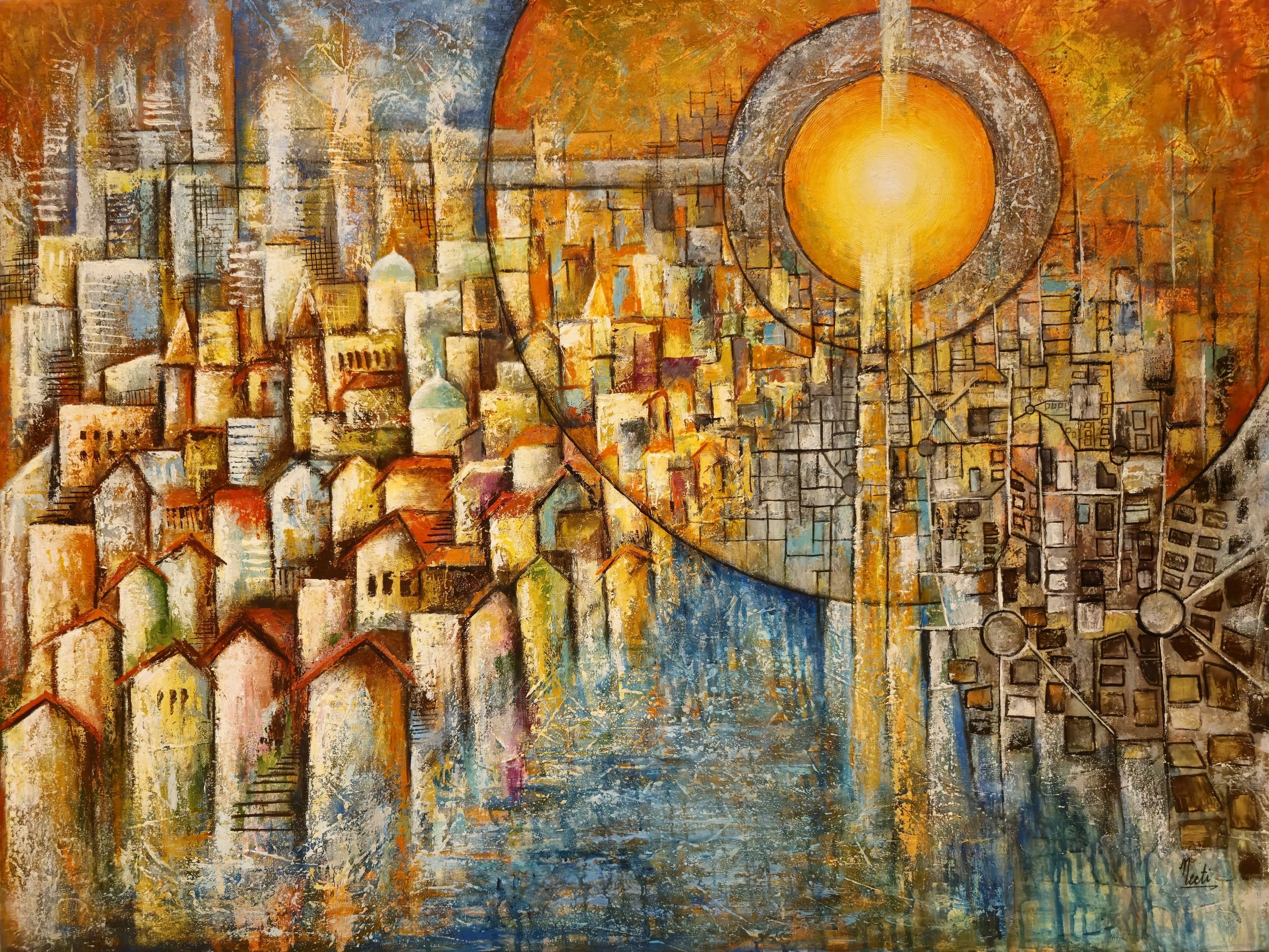Spatial Evolution
36 X 48
Acrylic and mixed media on canvas