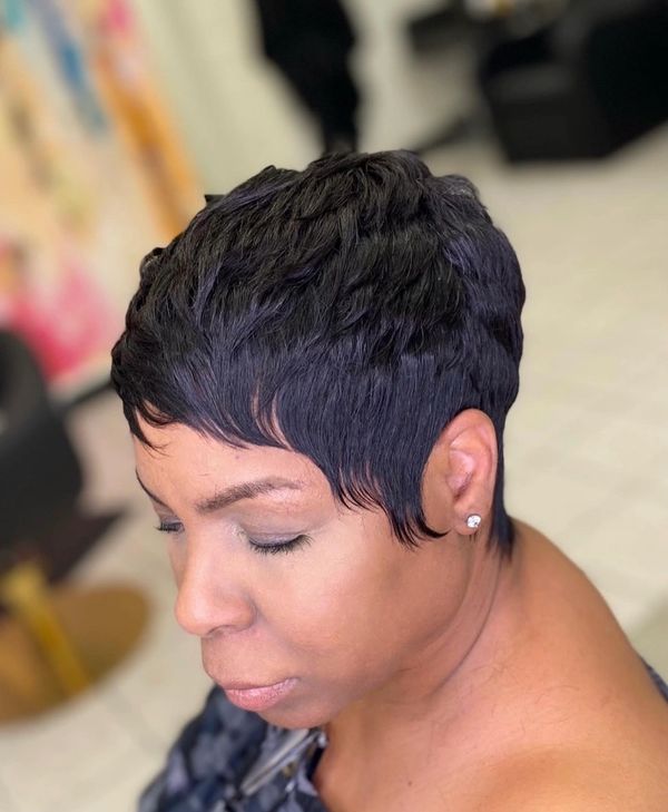 Short Pixie Quick Weave