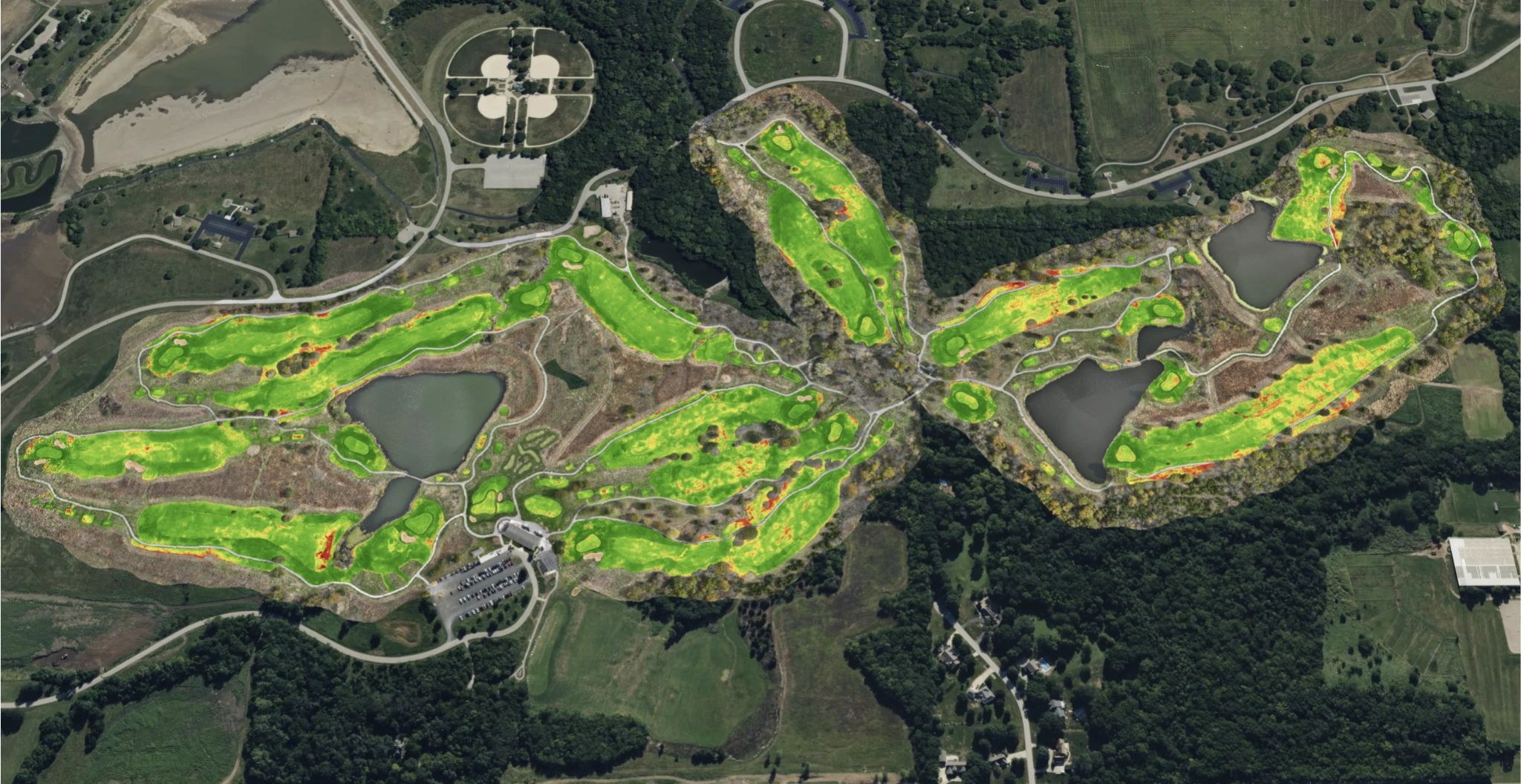 Multispectral Drone Pilot for Golf in Kansas City