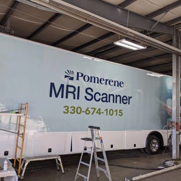 Putting the finishing touches on our latest Mobile MRI delivery.