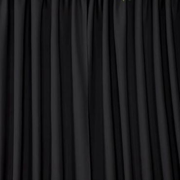 Classic Black Drapes