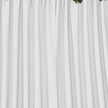 Classic  White Drapes