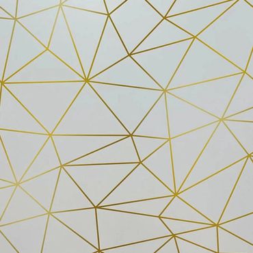 White & Gold Geo Luxe