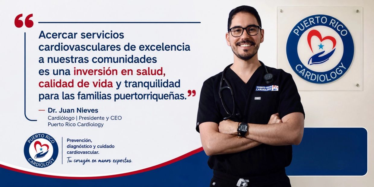 Dr. Juan Nieves promotes quality cardiovascular care for Puerto Rican families at Puerto Rico Cardiology.