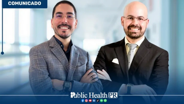 Two professional men in suits smiling, representing Public Health PR.