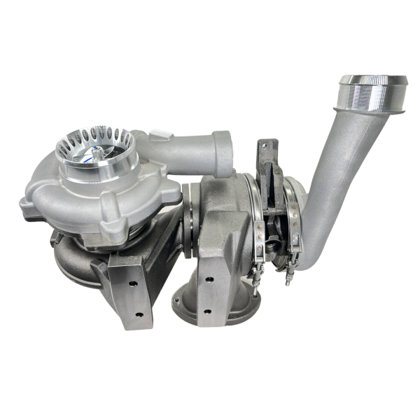 KC Fusion Compound Turbos - (Stage 1 High Pressure & Stage 1 & 2 Low Pressure Turbos) - 6.4 Powerstroke (2008-2010)
