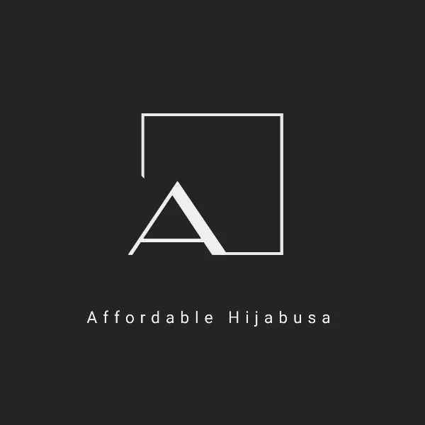 Affordable Hijab USA logo with stylized 'A' inside an incomplete square.