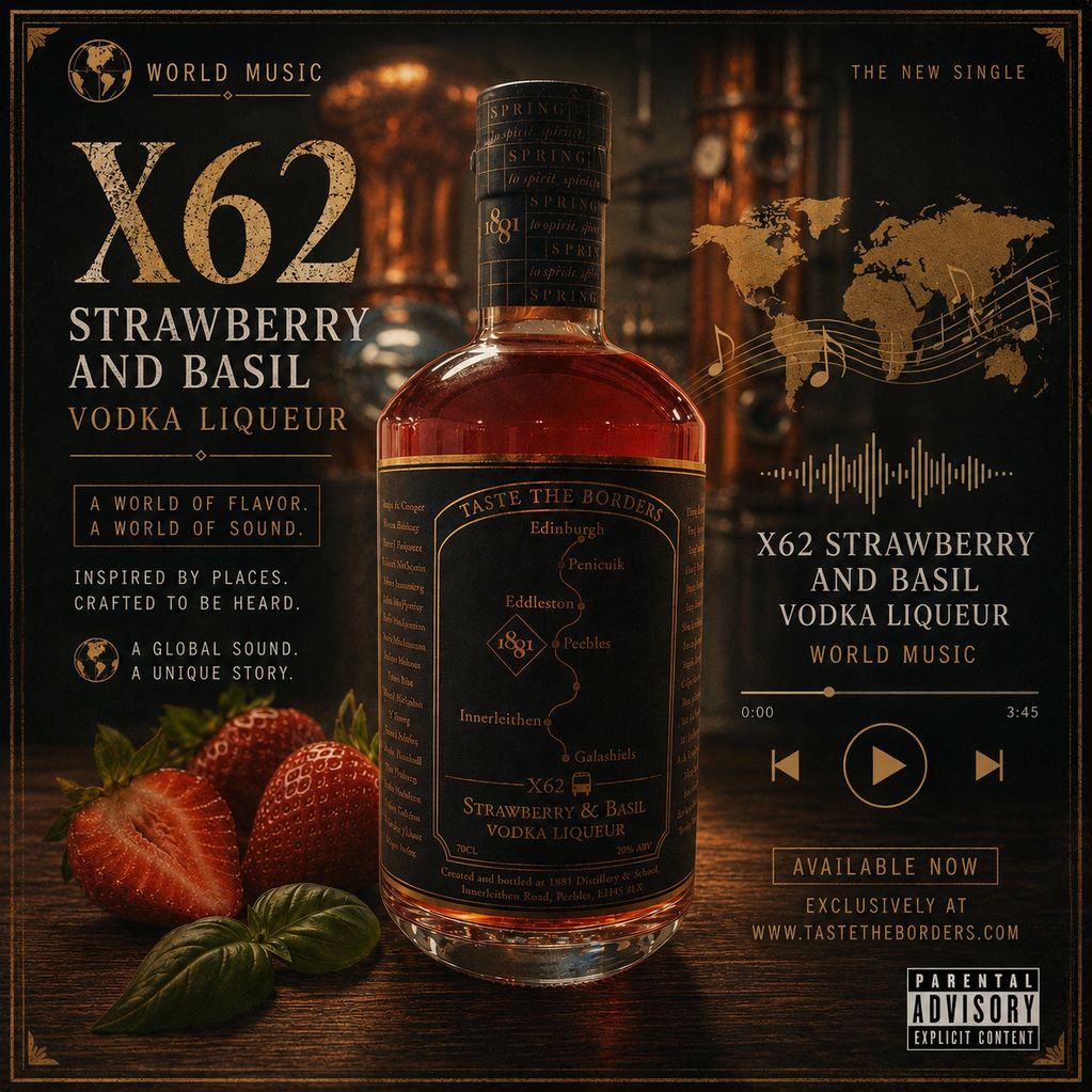 X62 Strawberry and basil vodka liqueur song 