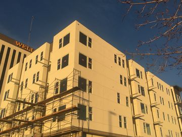 Exterior Insulation and Finish System (EIFS) or synthetic stucco on commercial or residential builds