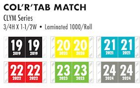 CLYM yearband labels