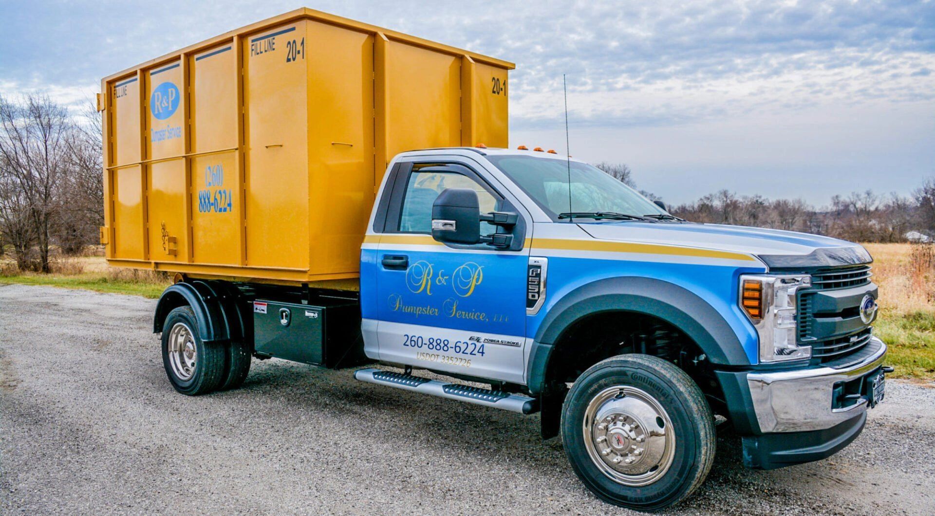 R&P Dumpster Service dumpster rental