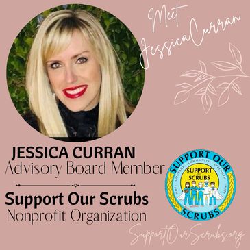 Jessica Curran, Advisory Board Member for Support Our Scrubs nonprofit.