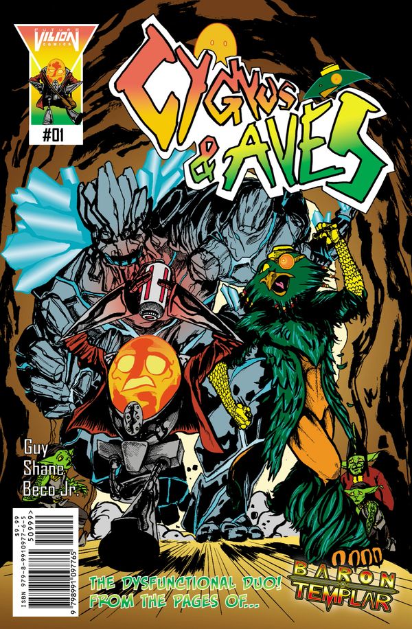 From the pages of BARON TEMPLAR, the dysfunctional duo takes center stage in a wild adventure to ref