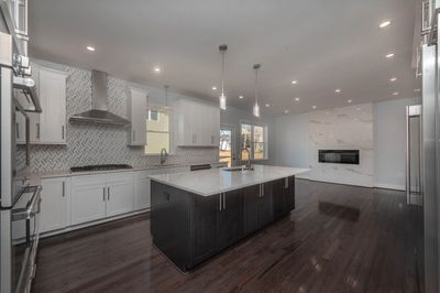 Modern, spacious kitchen with efficient design and ample storage