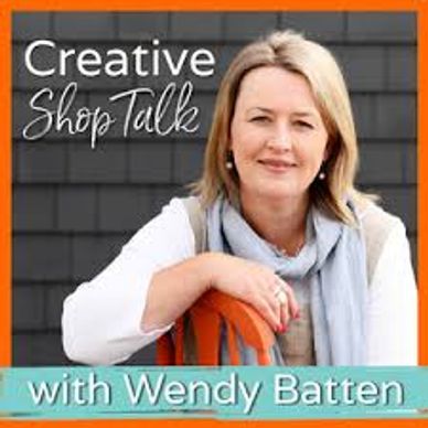 Episode 208 of Creative Shop Talk with Wendy Batten featuring Shelli Warren