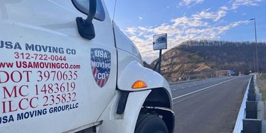 USA MOVING CO truck long distance moving