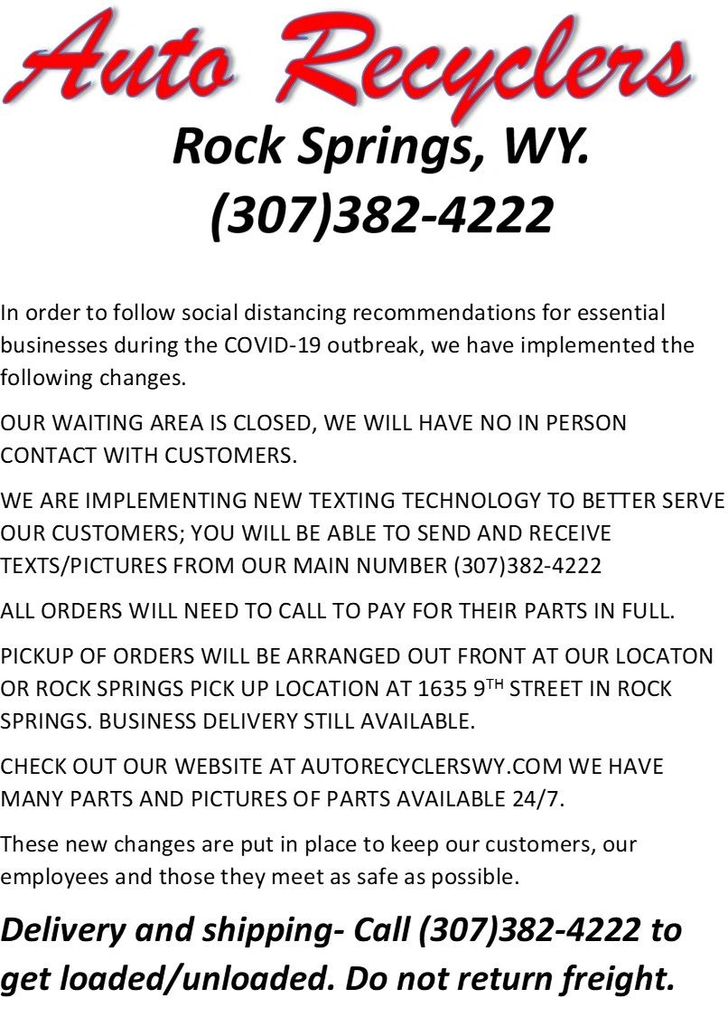 Auto Recyclers Auto Parts, Auto Repair