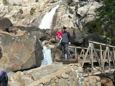 Wapama Falls in Yosemite National Park