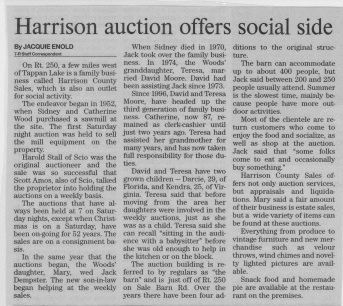 Old newspaper article. 