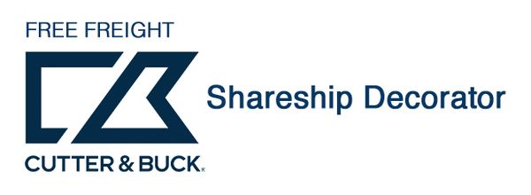 As a member of Cutter & Bucks ShareShip Decorator program, you can ship orders to us free of charge