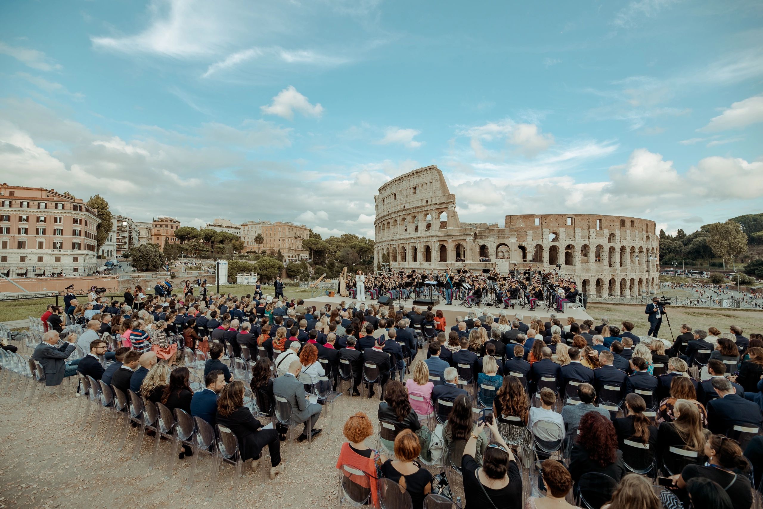 Polizia di Stato concerto Colosseo Roma