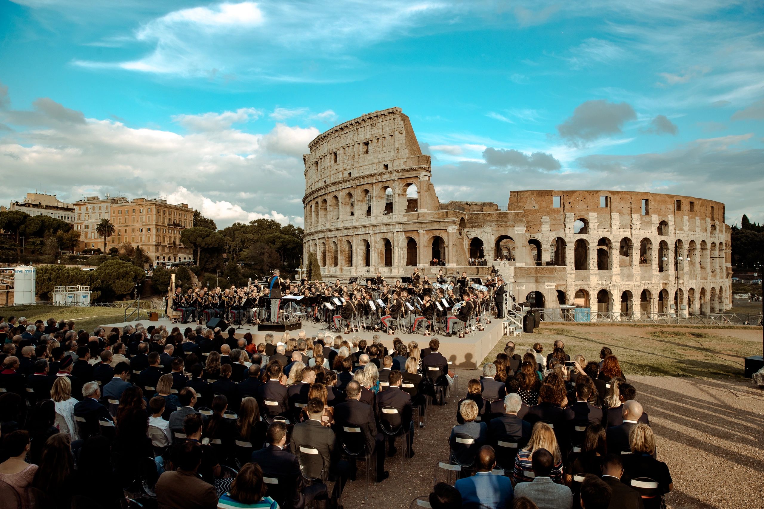 Polizia di Stato concerto Colosseo