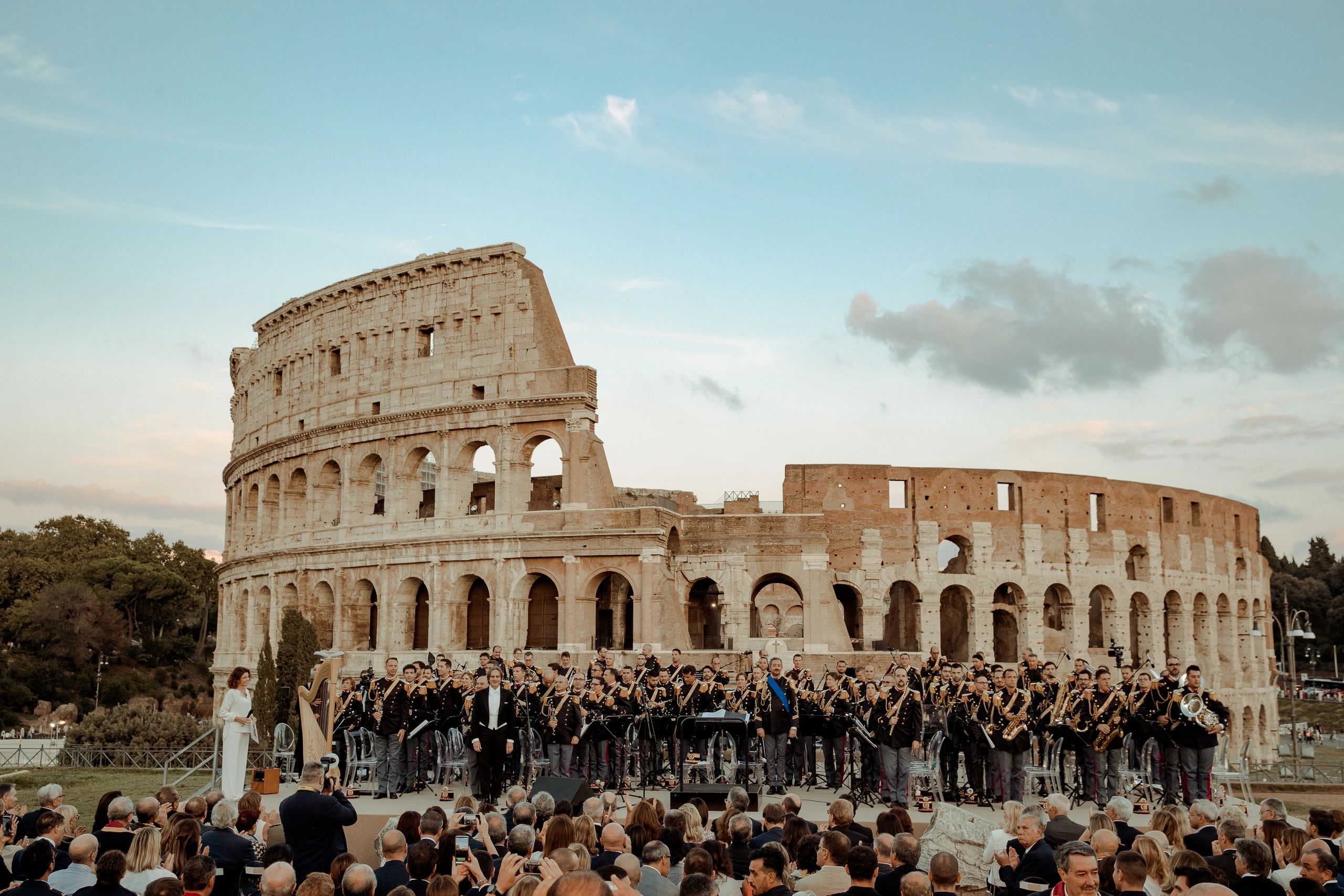 Polizia di Stato concerto Colosseo Roma