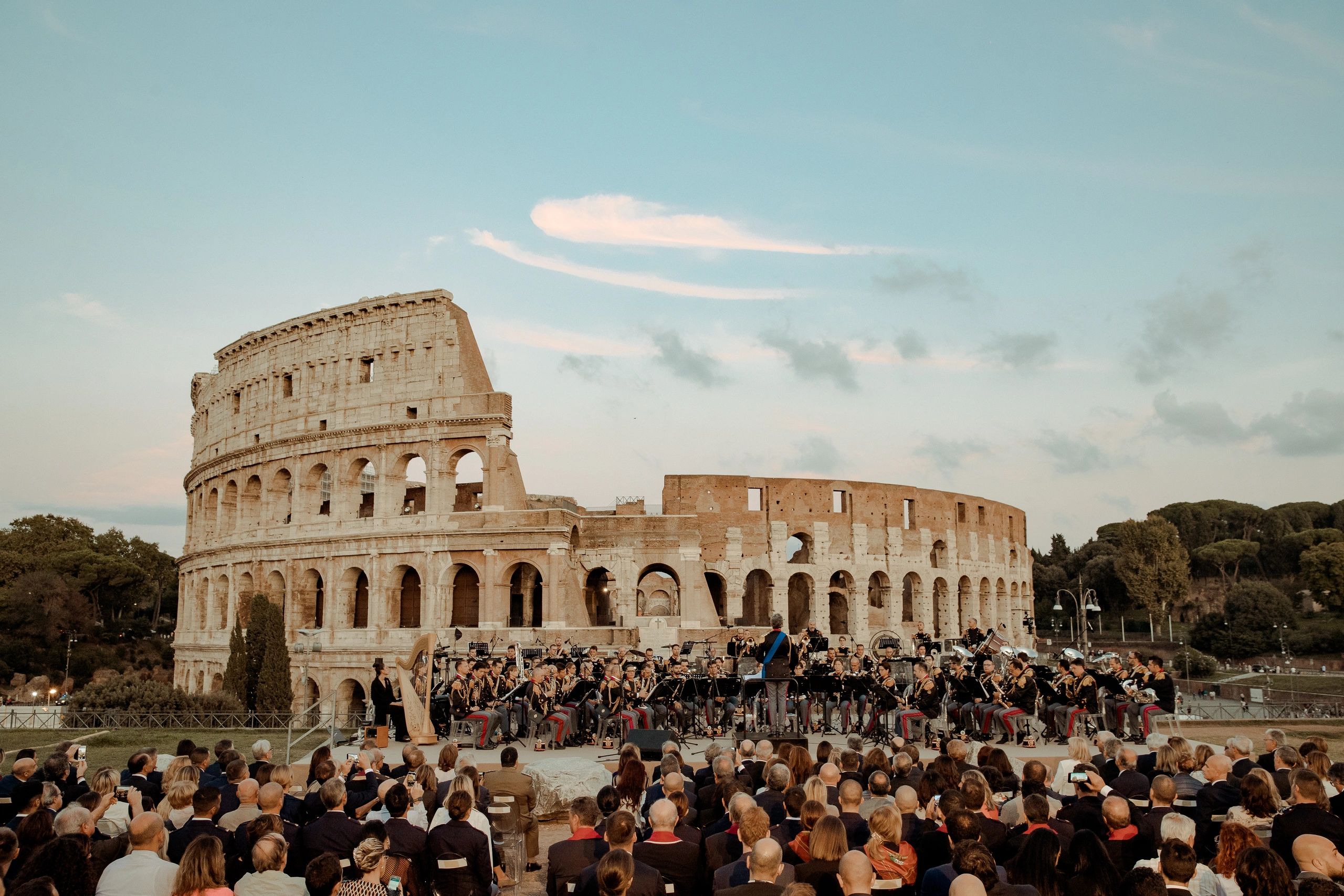 Polizia di Stato concerto Colosseo