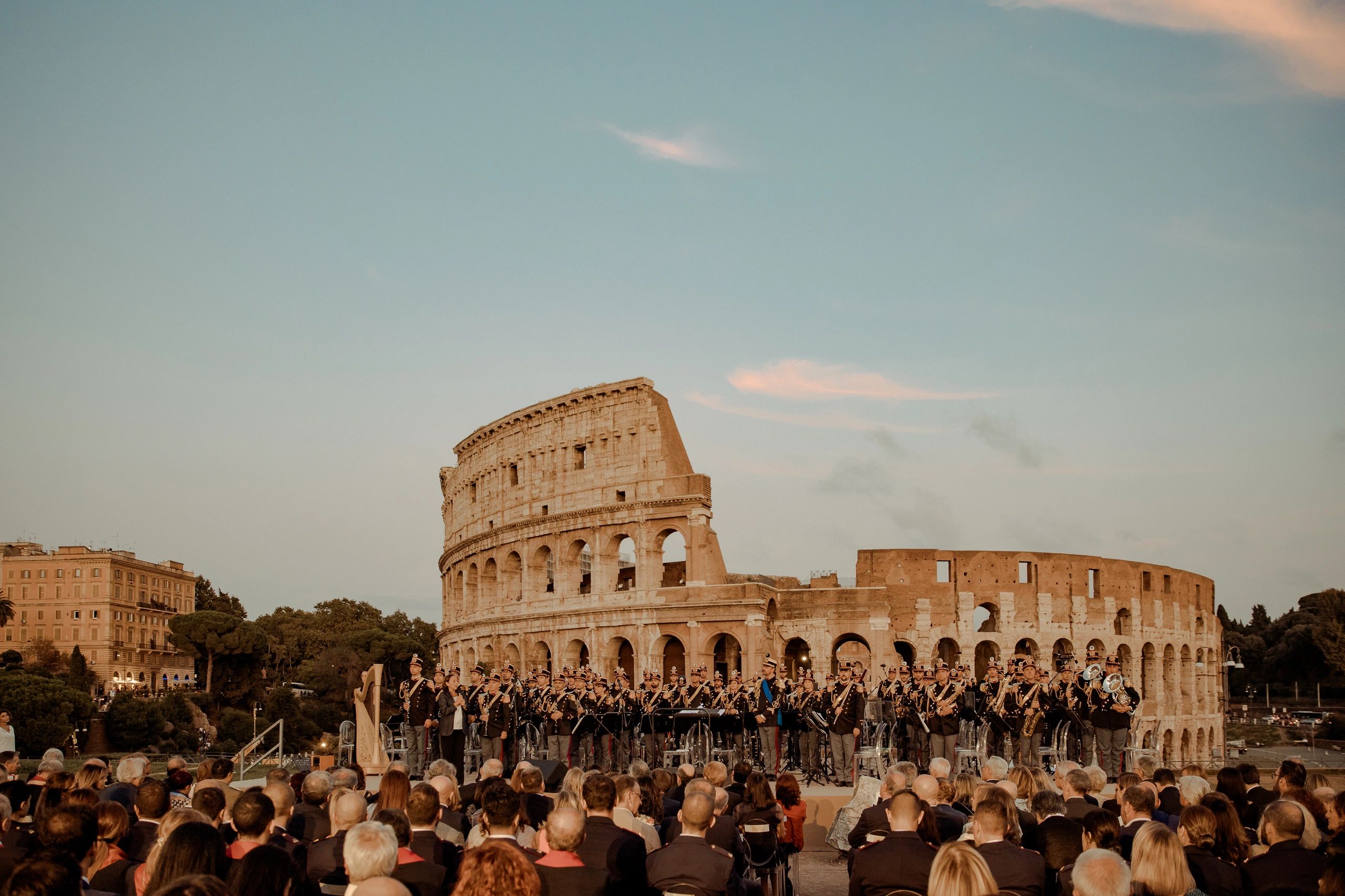 Polizia di Stato concerto Colosseo Roma