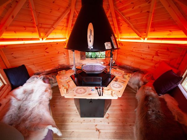 WUBI Cabins - 7m2 Y Caban Bach Scandinavian Style Grillkota BBQ Cabin