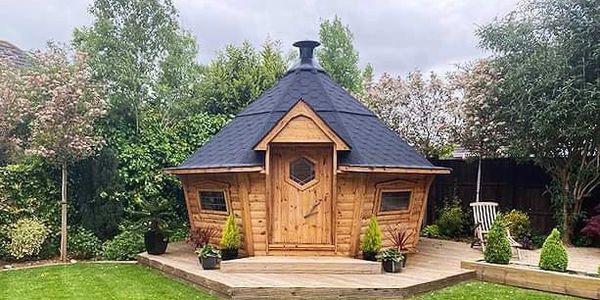 WUBI Cabins and Leisure Scandinavian Style Grillkota BBQ Cabin. 14m2 Y Caban Mawr.