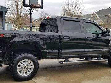 2017 Ford F350 Complete Detail,  swirl remover and cherry wax, power washing first then wash & wax.