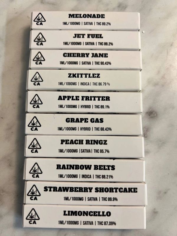 1g banger 510 thread carts 