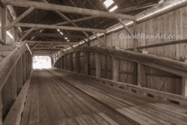 "Lincoln Bridge", West Woodstock, VT, P{latinum Print 2025