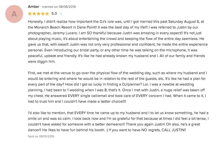 Verified Client Review #2