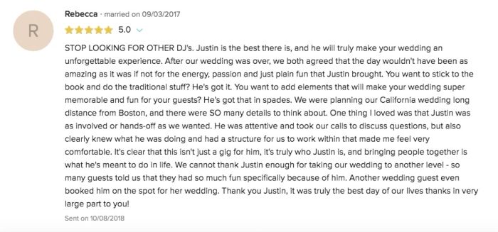 Verified Client Review #6