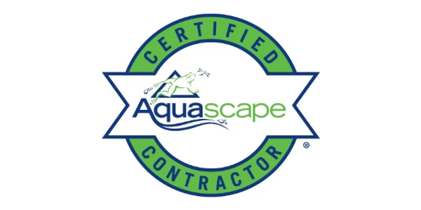 Logo showing that Lone Star Waterscapes are certified Aquascape Contractors.