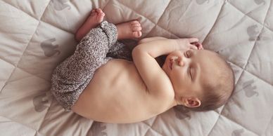 Baby sleeping through the night due to chiropractic adjustments