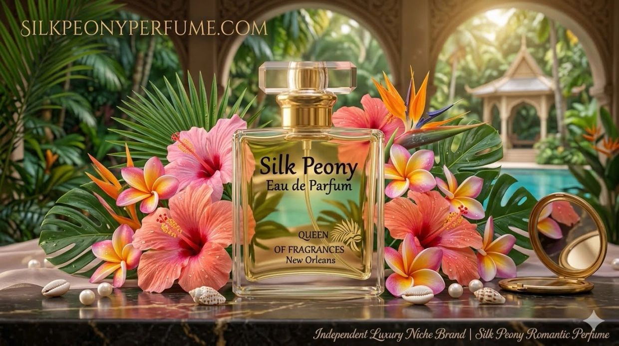 Tropique Silk Peony Romantic Perfume.