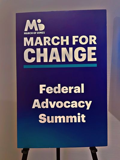 Sign for March of Dimes Federal Advocacy Summit.