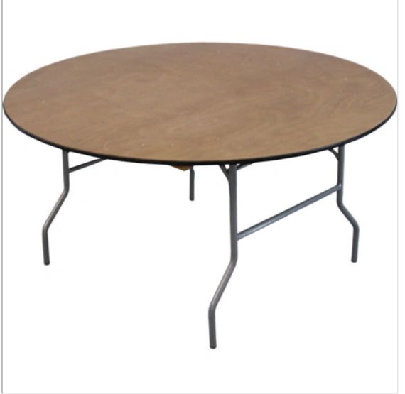 $10 + Tax & Delivery 
60in Round Foldable Table
Sets Up To 10 People Snugged