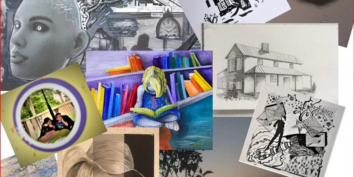 Snap shot from the various project in different art classes at GSU
