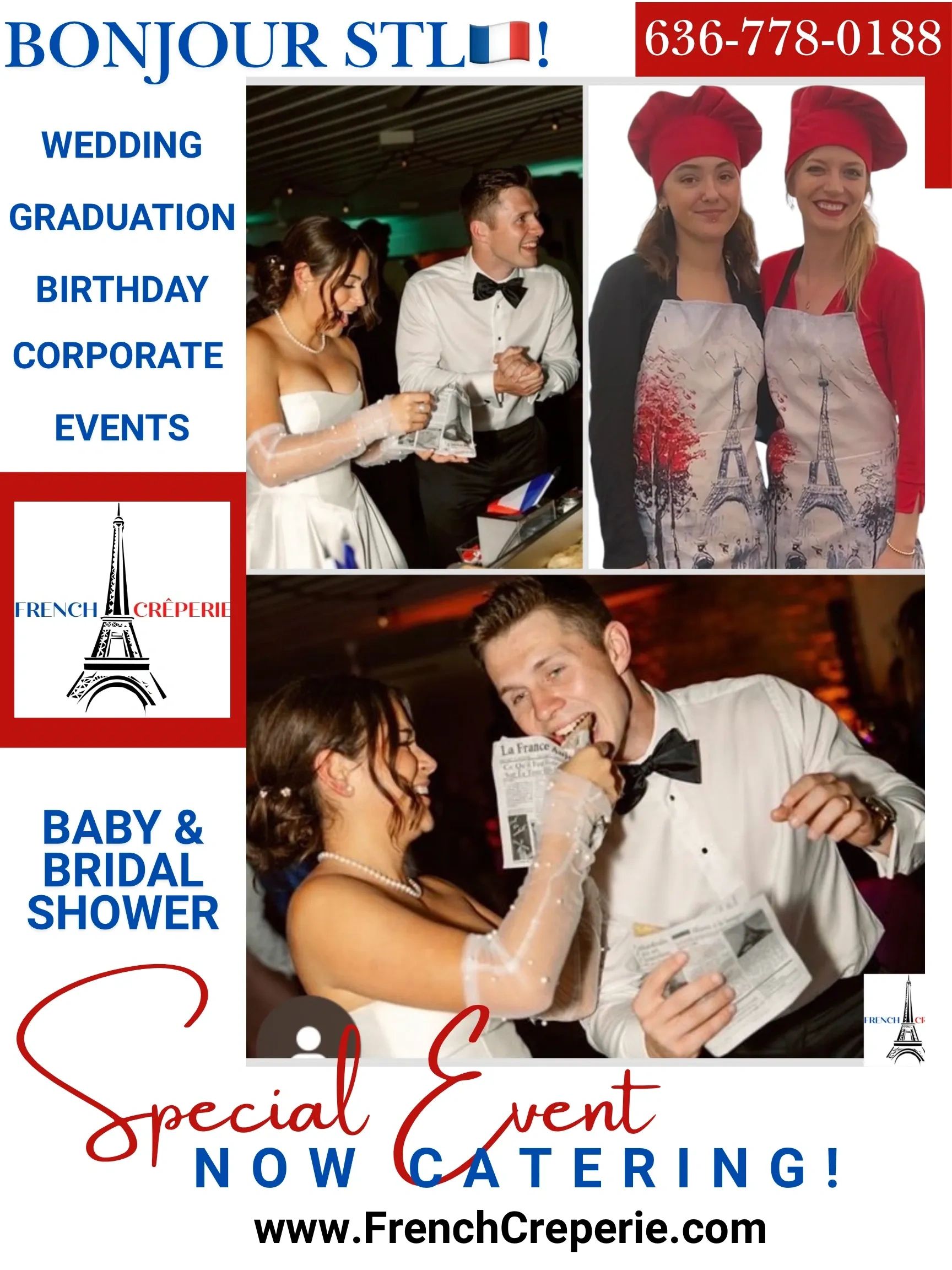 French creperie catering for special events in STL.
