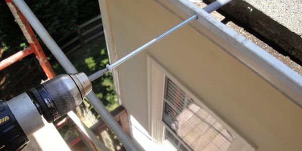 gutter screw installation