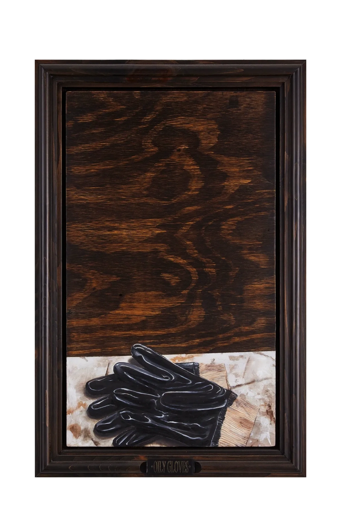 "Oily Gloves" Oil Painting by Mercer Tullis